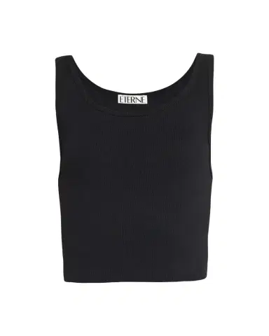 ÉTERNE Cropped Scoop-Neck Tank Top | Thumbnail 1