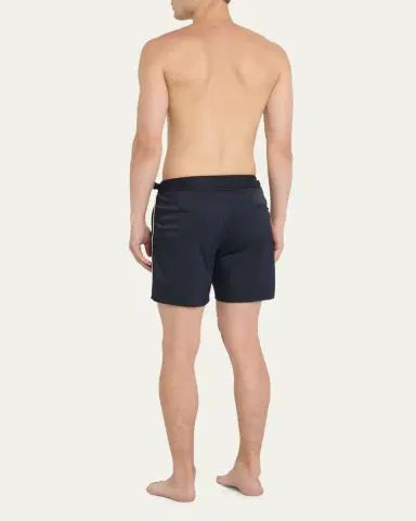 Orlebar Brown Men's Bulldog Piped Nylon Swim Shorts | Thumbnail 3 Orlebar Brown Men's Bulldog Piped Nylon Swim Shorts | Thumbnail 3