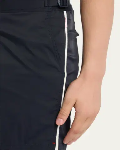 Orlebar Brown Men's Bulldog Piped Nylon Swim Shorts | Thumbnail 5 Orlebar Brown Men's Bulldog Piped Nylon Swim Shorts | Thumbnail 5