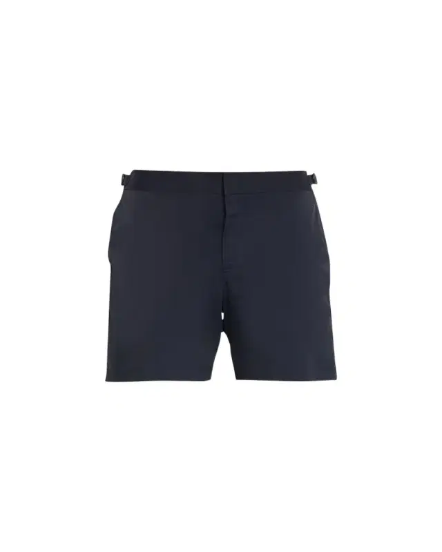 Men's Bulldog Piped Nylon Swim Shorts