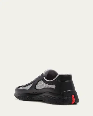 Prada Men's Americas Cup Rubber Trainer Sneakers | Thumbnail 4 Prada Men's Americas Cup Rubber Trainer Sneakers | Thumbnail 4