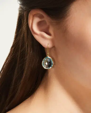Ippolita Small Teardrop Earrings in 18K Gold | Thumbnail 2 Ippolita Small Teardrop Earrings in 18K Gold | Thumbnail 2