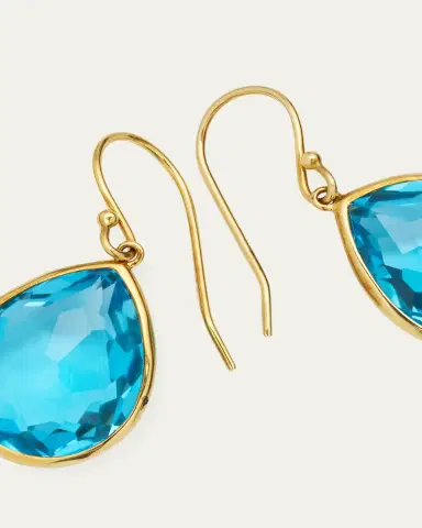 Ippolita Small Teardrop Earrings in 18K Gold | Thumbnail 4 Ippolita Small Teardrop Earrings in 18K Gold | Thumbnail 4