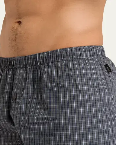 Hanro Men's Fancy Woven Cotton Boxers | Thumbnail 5
