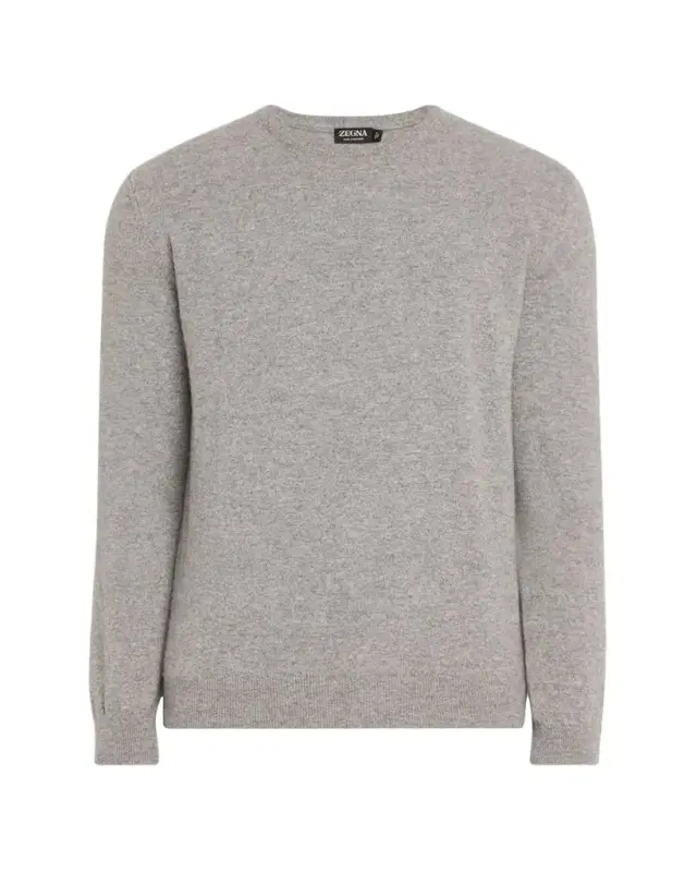 ZEGNA Men's Cashmere Crewneck Sweater