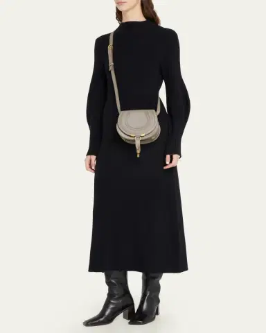 Chloé Marcie Small Crossbody Bag in Grained Calfskin | Thumbnail 5 Chloé Marcie Small Crossbody Bag in Grained Calfskin | Thumbnail 5