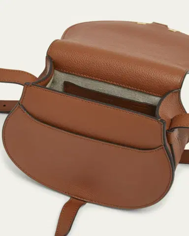 Chloé Marcie Small Crossbody Bag in Grained Calfskin | Thumbnail 8 Chloé Marcie Small Crossbody Bag in Grained Calfskin | Thumbnail 8