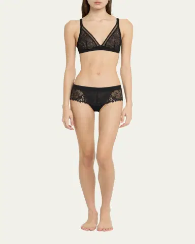 Simone Pérèle Comete Lace-Trim Tulle Bralette | Thumbnail 2
