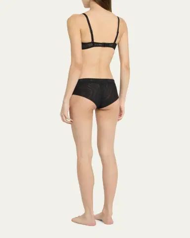 Simone Pérèle Comete Lace-Trim Tulle Bralette | Thumbnail 3
