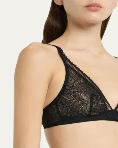 Simone Pérèle Comete Lace-Trim Tulle Bralette | Thumbnail 5