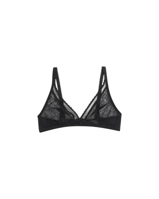 Comete Lace-Trim Tulle Bralette