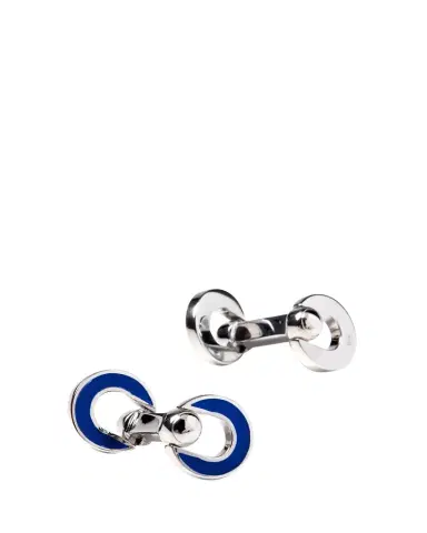 Jan Leslie Men's Horseshoe Enamel Flip Cufflinks | Thumbnail 1 Jan Leslie Men's Horseshoe Enamel Flip Cufflinks | Thumbnail 1