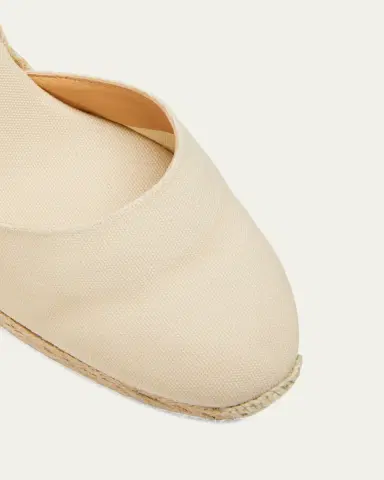 Castañer Carina Canvas Ankle-Wrap Wedge Espadrilles | Thumbnail 5
