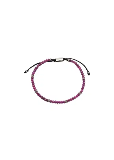 Jan Leslie Men's Gemstone Beaded Bracelet | Thumbnail 3
