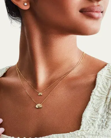 KAMAL Eye Adore Mini Pendant Necklace, 7mm | Thumbnail 2