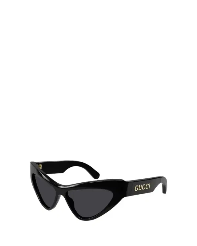 Logo Acetate Butterfly Sunglasses