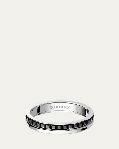 Boucheron Quatre 18K White Gold Follies Band Ring | Thumbnail 5 Boucheron Quatre 18K White Gold Follies Band Ring | Thumbnail 5