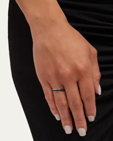 Boucheron Quatre 18K White Gold Follies Band Ring | Thumbnail 6 Boucheron Quatre 18K White Gold Follies Band Ring | Thumbnail 6