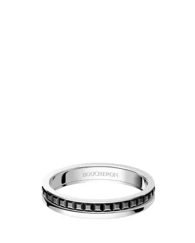 Boucheron Quatre 18K White Gold Follies Band Ring | Thumbnail 1 Boucheron Quatre 18K White Gold Follies Band Ring | Thumbnail 1