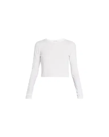 SLVRLAKE Long Sleeve Cropped Baby Tee | Thumbnail 1