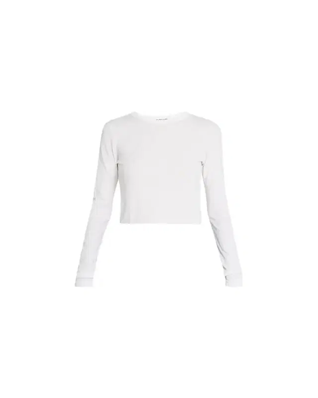 Long Sleeve Cropped Baby Tee