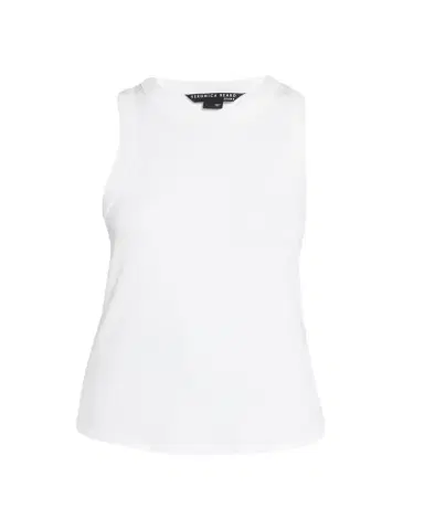 Veronica Beard Jordyn Rib-Knit Tank Top | Thumbnail 1