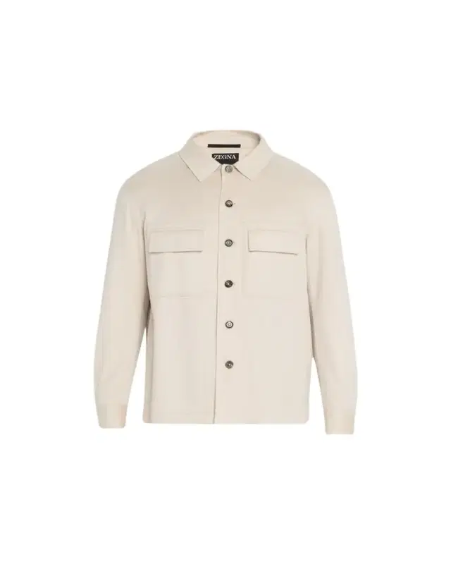 ZEGNA Men's Oasi Cashmere Overshirt