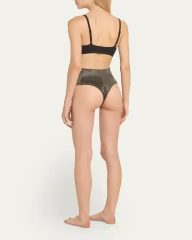 Spanx High-Rise Shaping Satin Thong | Thumbnail 3 Spanx High-Rise Shaping Satin Thong | Thumbnail 3