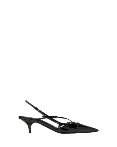 Miu Miu Patent Buckle-Trio Slingback Pumps | Thumbnail 1