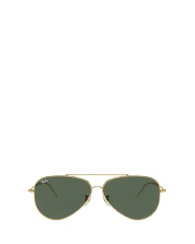 Ray-Ban Golden Metal & Plastic Aviator Sunglasses | Thumbnail 1
