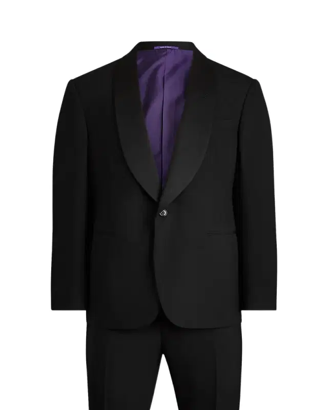 Ralph Lauren Purple Label Gregory Hand-Tailored Wool Shawl Tuxedo