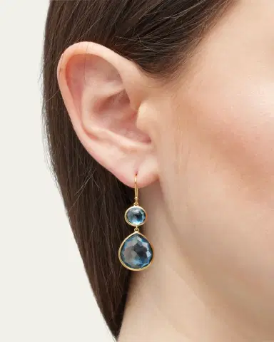 Ippolita Small Crazy 8's Earrings in 18K Gold | Thumbnail 2 Ippolita Small Crazy 8's Earrings in 18K Gold | Thumbnail 2