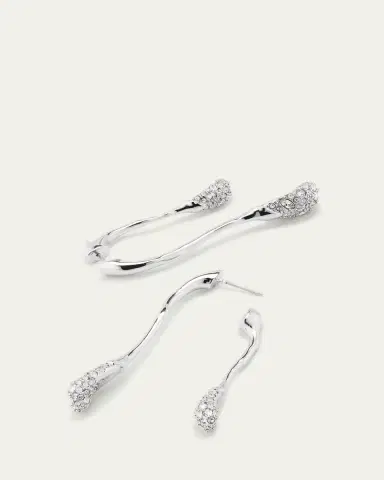 ALEXIS BITTAR Solanales Front-Back Double Drop Crystal Earrings | Thumbnail 4