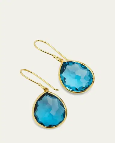 Ippolita Small Teardrop Earrings in 18K Gold | Thumbnail 3 Ippolita Small Teardrop Earrings in 18K Gold | Thumbnail 3