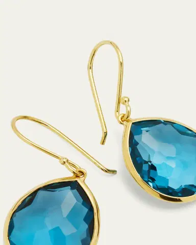 Ippolita Small Teardrop Earrings in 18K Gold | Thumbnail 4 Ippolita Small Teardrop Earrings in 18K Gold | Thumbnail 4