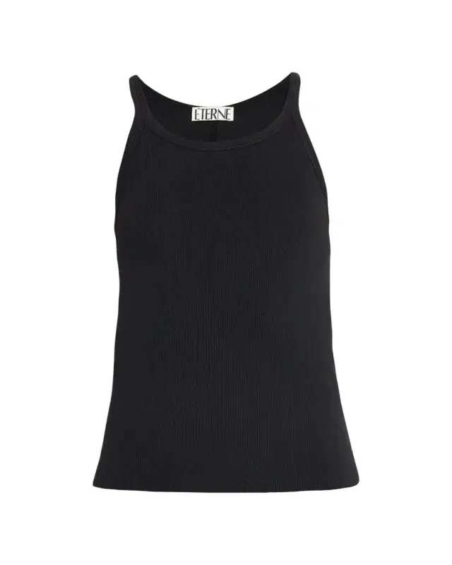 Cropped Rib Tank Top
