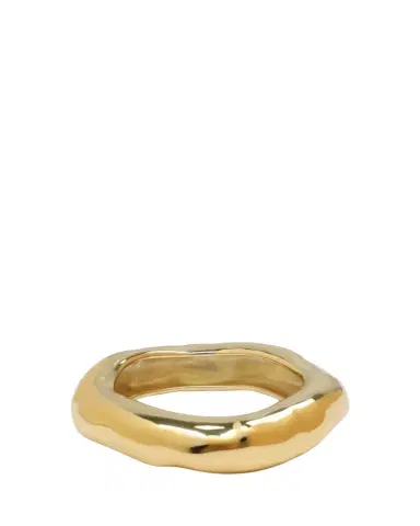 ALEXIS BITTAR Molten Wide Bangle Bracelet, Size Large | Thumbnail 1