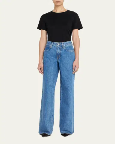 SLVRLAKE Mica Low-Rise Wide Relaxed Jeans | Thumbnail 2