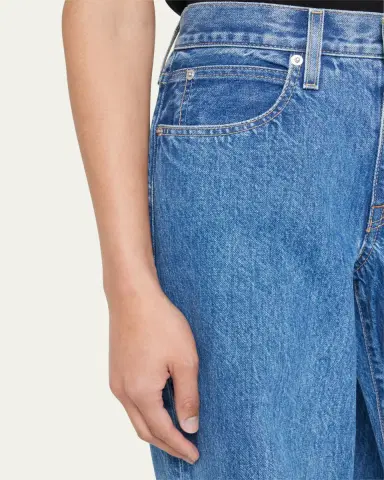 SLVRLAKE Mica Low-Rise Wide Relaxed Jeans | Thumbnail 5