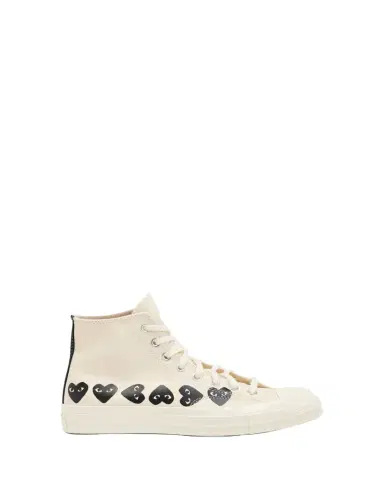 CDG Play x Converse Multi Heart High-Top Sneakers | Thumbnail 1 CDG Play x Converse Multi Heart High-Top Sneakers | Thumbnail 1