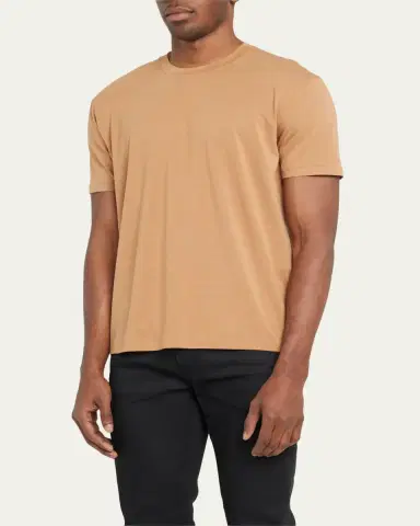 TOM FORD Men's Lyocell-Cotton Crewneck T-Shirt | Thumbnail 8