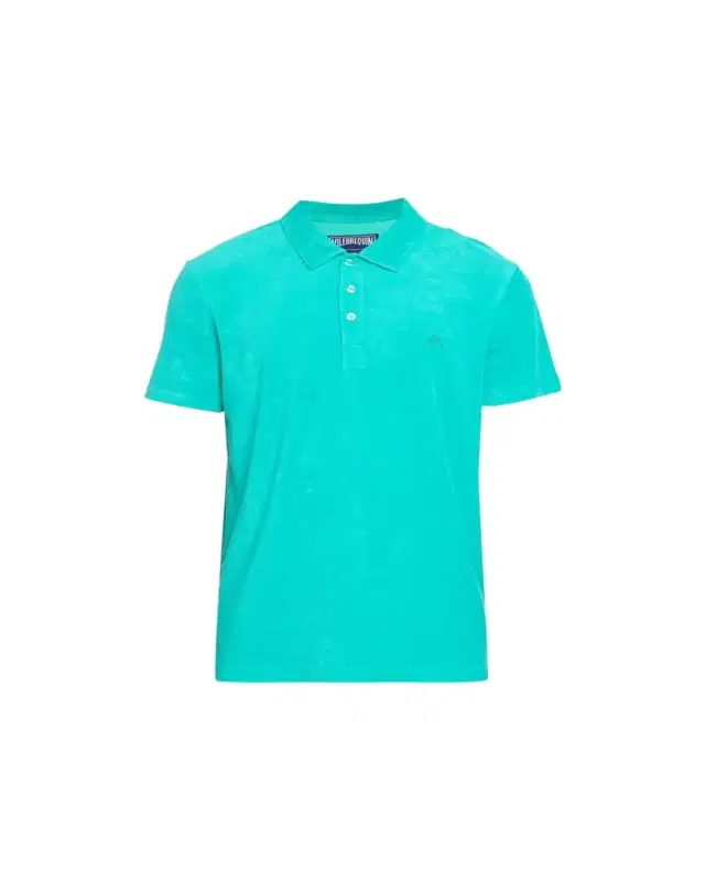 Men's Organic Terry Polo Shirt