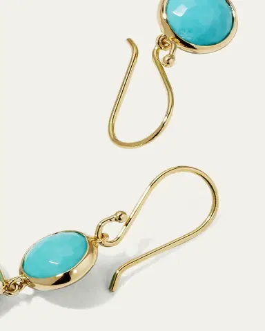 Ippolita Rock Candy Snowman Teardrop Earrings in 18K Gold | Thumbnail 3