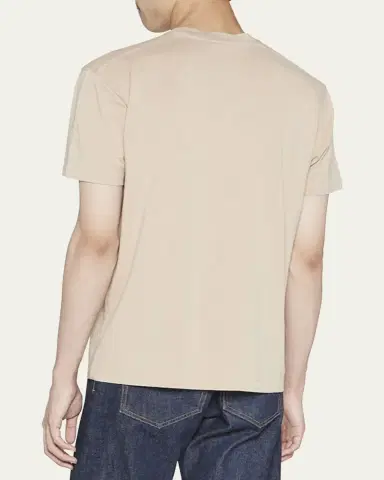 Tom Ford Men's Lyocell-Cotton Crewneck T-Shirt | Thumbnail 3