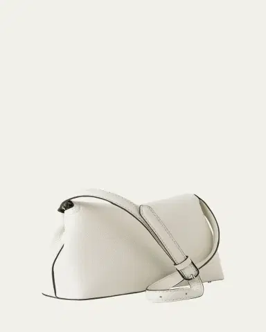 TOTEME T-Lock Clutch Bag in Pebble Grain Leather | Thumbnail 3 TOTEME T-Lock Clutch Bag in Pebble Grain Leather | Thumbnail 3
