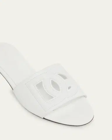 Dolce & Gabbana Cutout DG Flat Slide Sandals | Thumbnail 5 Dolce & Gabbana Cutout DG Flat Slide Sandals | Thumbnail 5