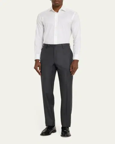 Incotex Men's Super 160s Wool Dress Pants | Thumbnail 2 Incotex Men's Super 160s Wool Dress Pants | Thumbnail 2