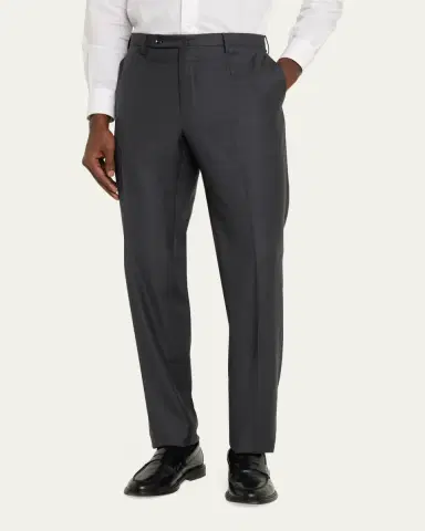 Incotex Men's Super 160s Wool Dress Pants | Thumbnail 4 Incotex Men's Super 160s Wool Dress Pants | Thumbnail 4