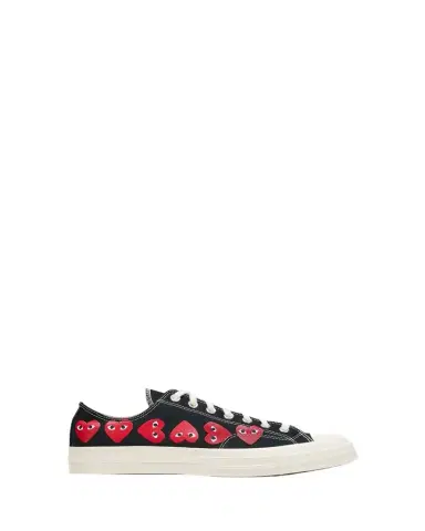 Comme des Garçons x Converse Men's Chuck 70 Multi Heart Low-Top Sneakers | Thumbnail 1
