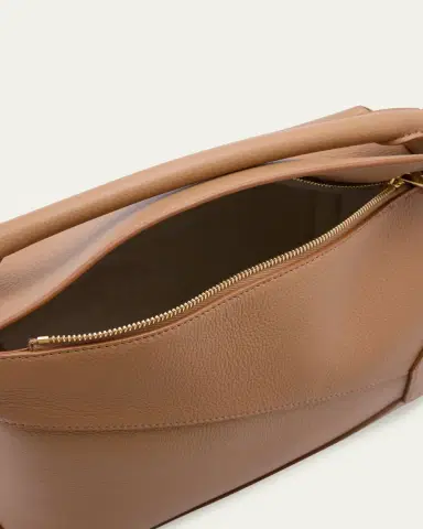 Loewe Puzzle Edge Medium Top-Handle Bag in Soft Grained Leather | Thumbnail 4